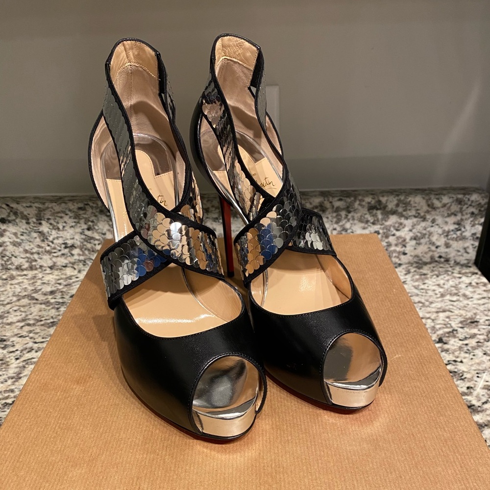 Christian Louboutin Xiletta 120 disco ball 39.5
